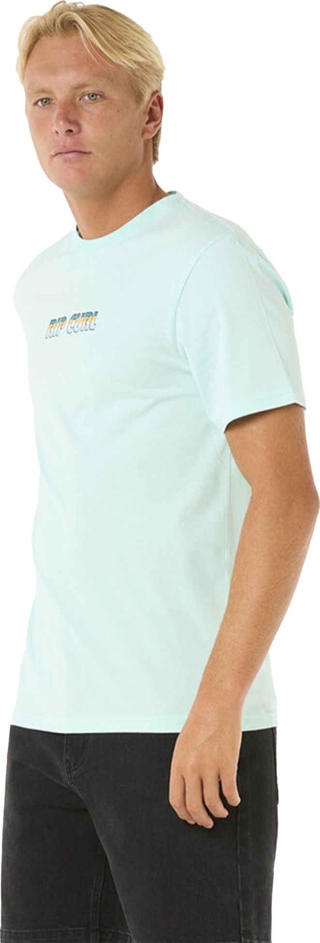 Rip Curl Men's Big Mumma Icon Tee Light Aqua Rip Curl