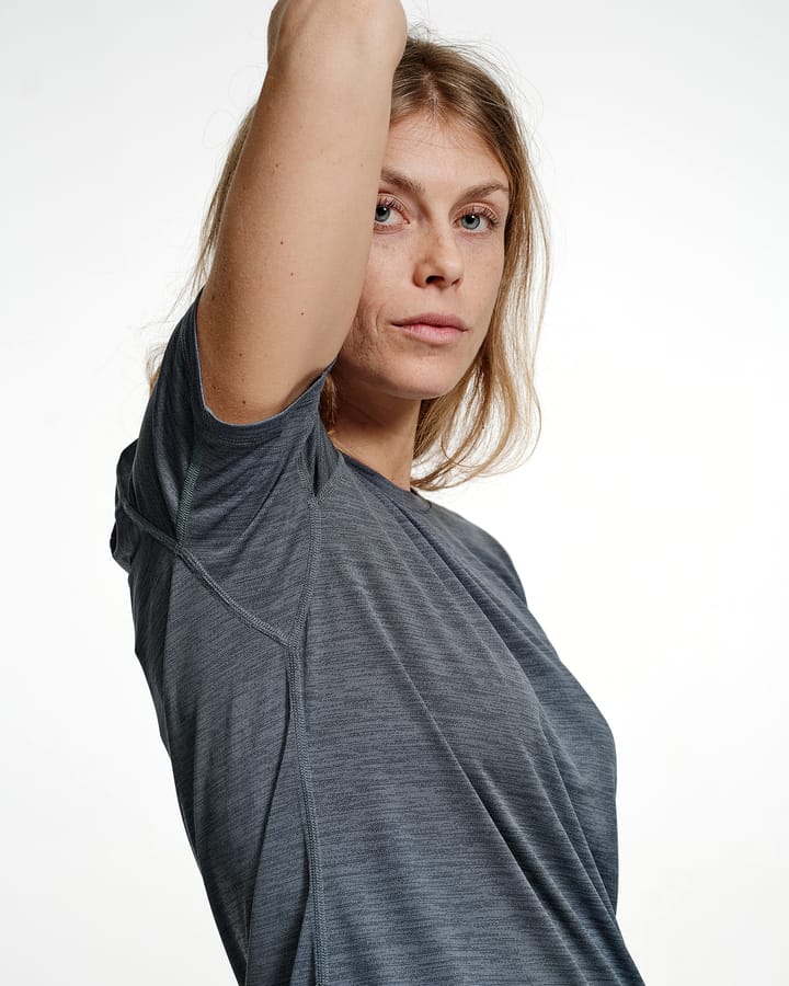 Lundhags Women's Tived T-Shirt Dark Sky Blue Lundhags