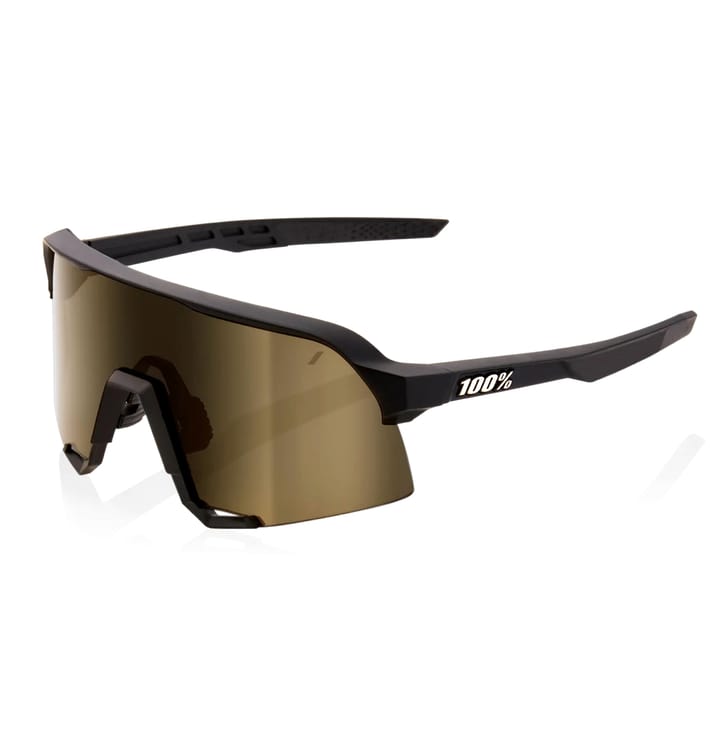 100% S3 Soft Tact Black - Soft Gold Mirror Lens 100.00%