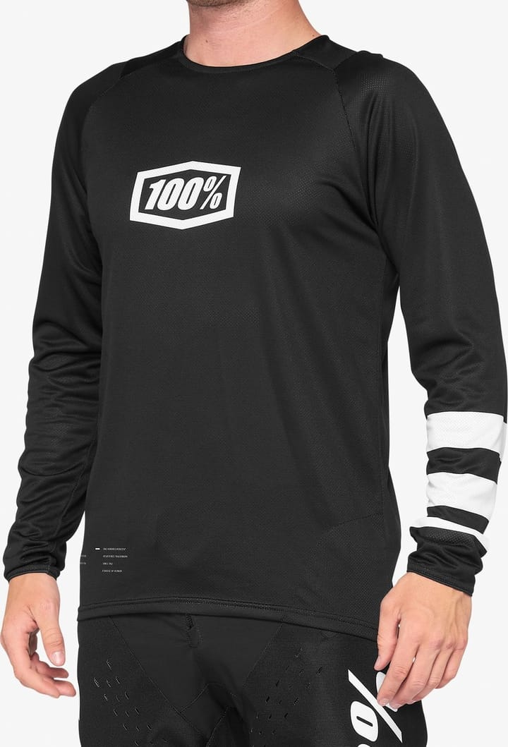 100% Men's R-Core Jersey Black/White 100%