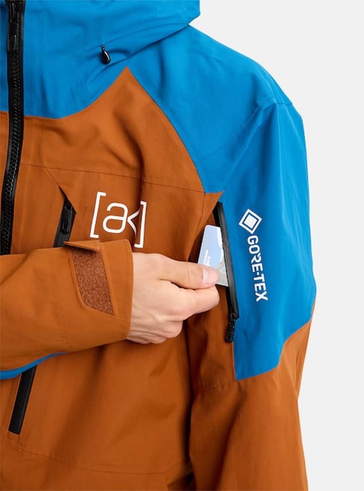 Burton Men's Ak Gore Cyclic Jacket Chestnut Brown/blue Teal Burton Burton Men's Ak Gore Cyclic Jacket Chestnut Brown/blue Teal Burton