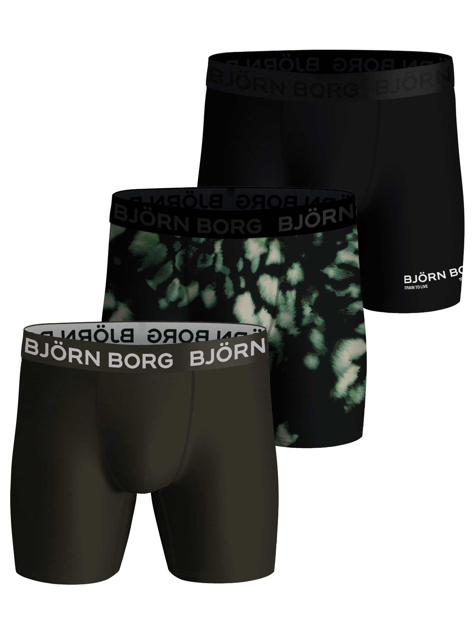 Björn Borg Men's Performance Boxer 3-pack Multipack 2