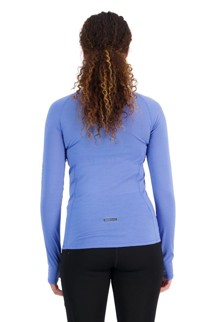 Mons Royale Women's Bella Tech LS High Vis Cornflower Mons Royale