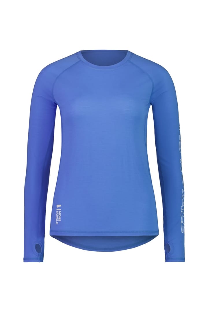 Mons Royale Women's Bella Tech LS High Vis Cornflower Mons Royale