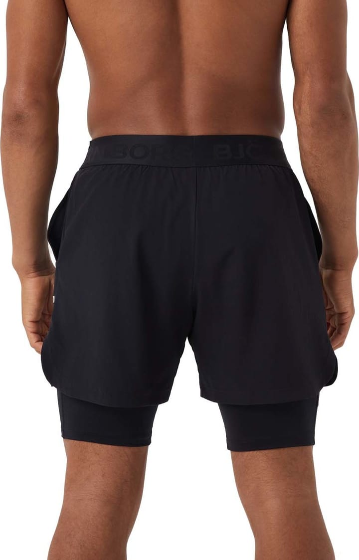 Björn Borg Men's Borg 2 In 1 Shorts Black Björn Borg Björn Borg Men's Borg 2 In 1 Shorts Black Björn Borg