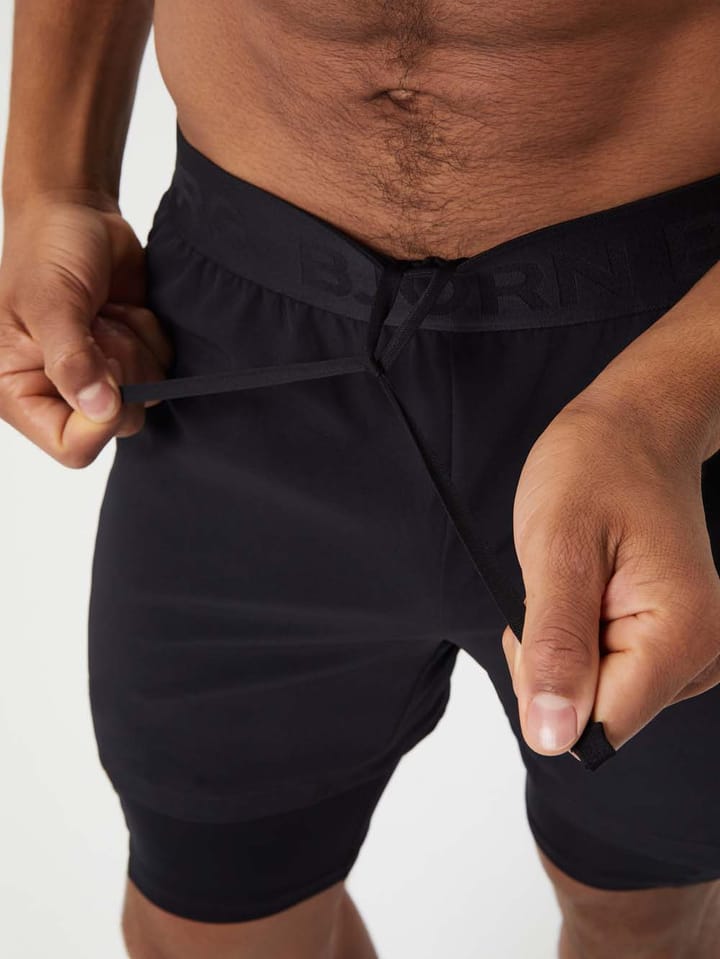 Björn Borg Men's Borg 2 In 1 Shorts Black Björn Borg