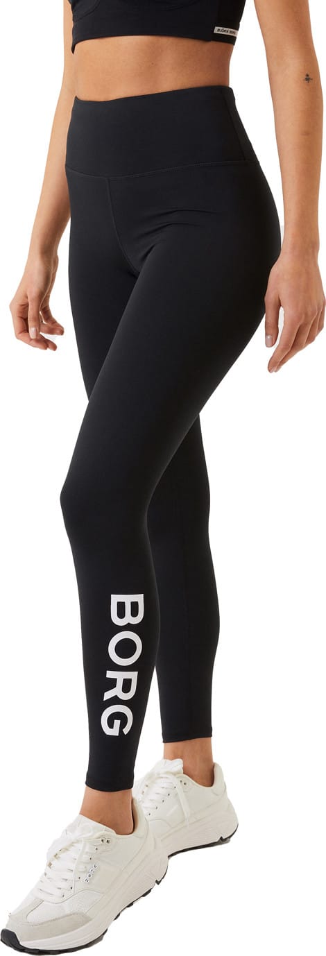 Björn Borg Women's Borg Logo Tights Black Beauty Björn Borg