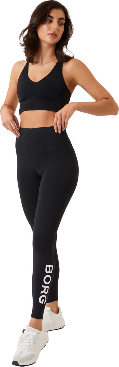 Björn Borg Women's Borg Logo Tights Black Beauty Björn Borg Björn Borg Women's Borg Logo Tights Black Beauty Björn Borg