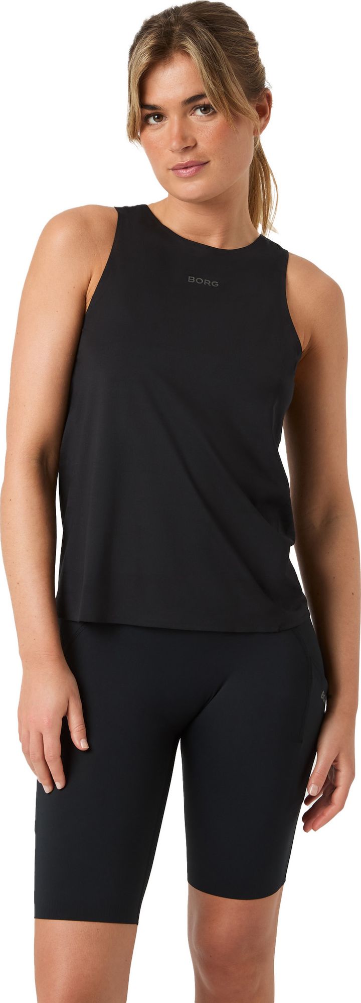 Björn Borg Women's Borg Running Feather Tank Black Beauty Björn Borg