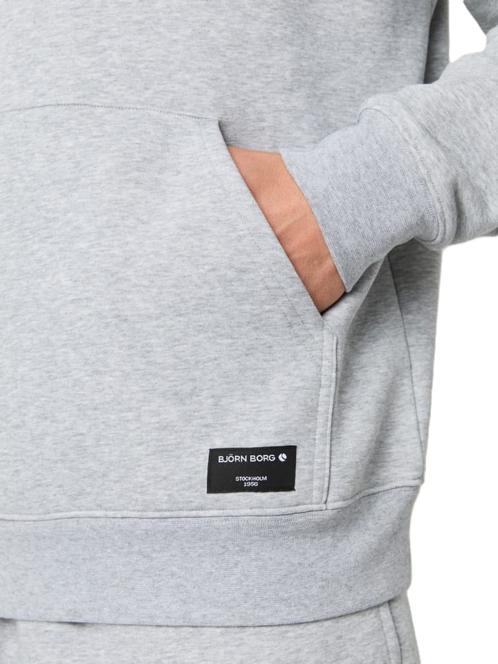 Björn Borg Men's Centre Hoodie Light Grey Melange Björn Borg