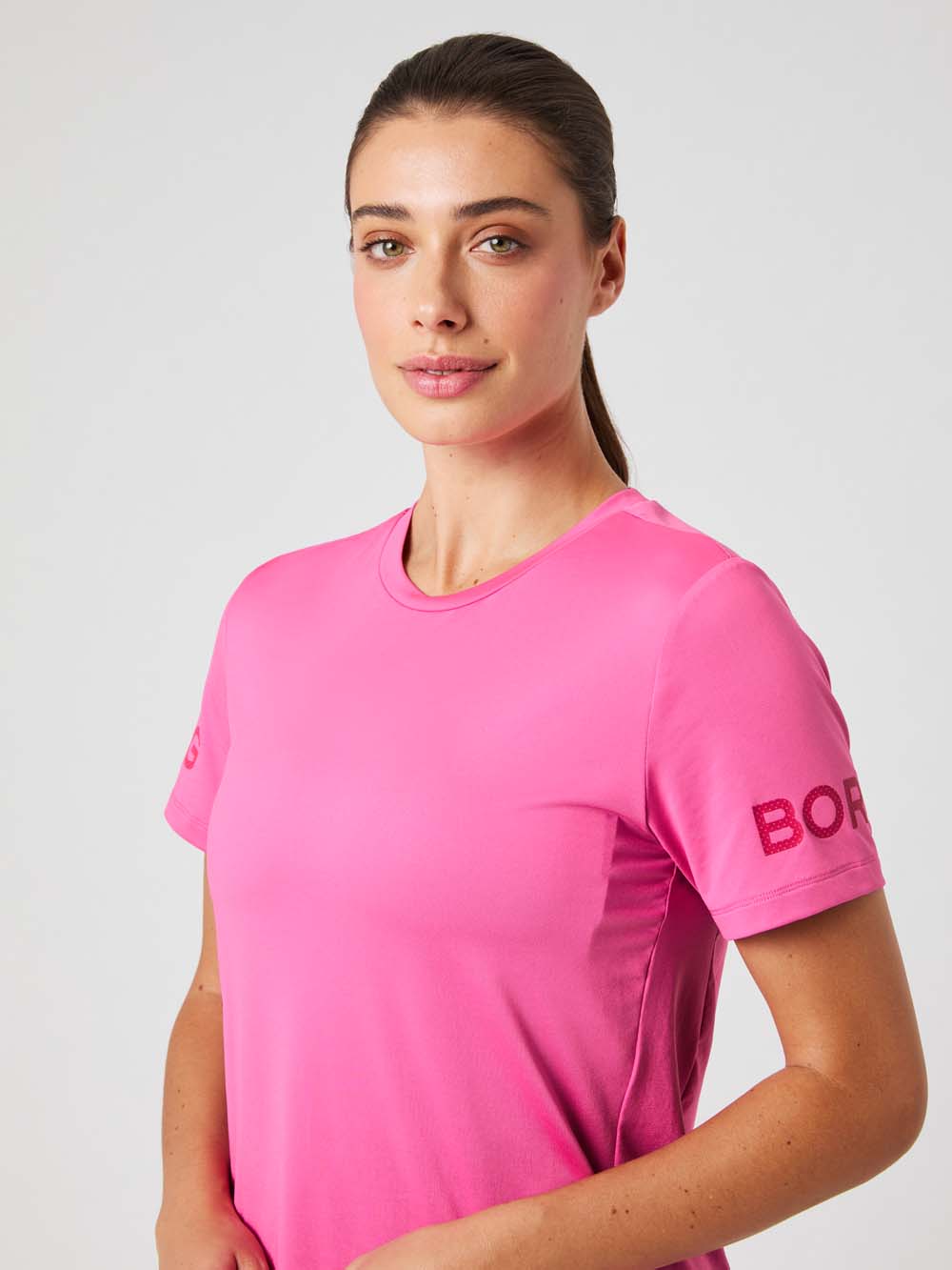 Björn Borg Women's Borg T-Shirt Diva Pink
