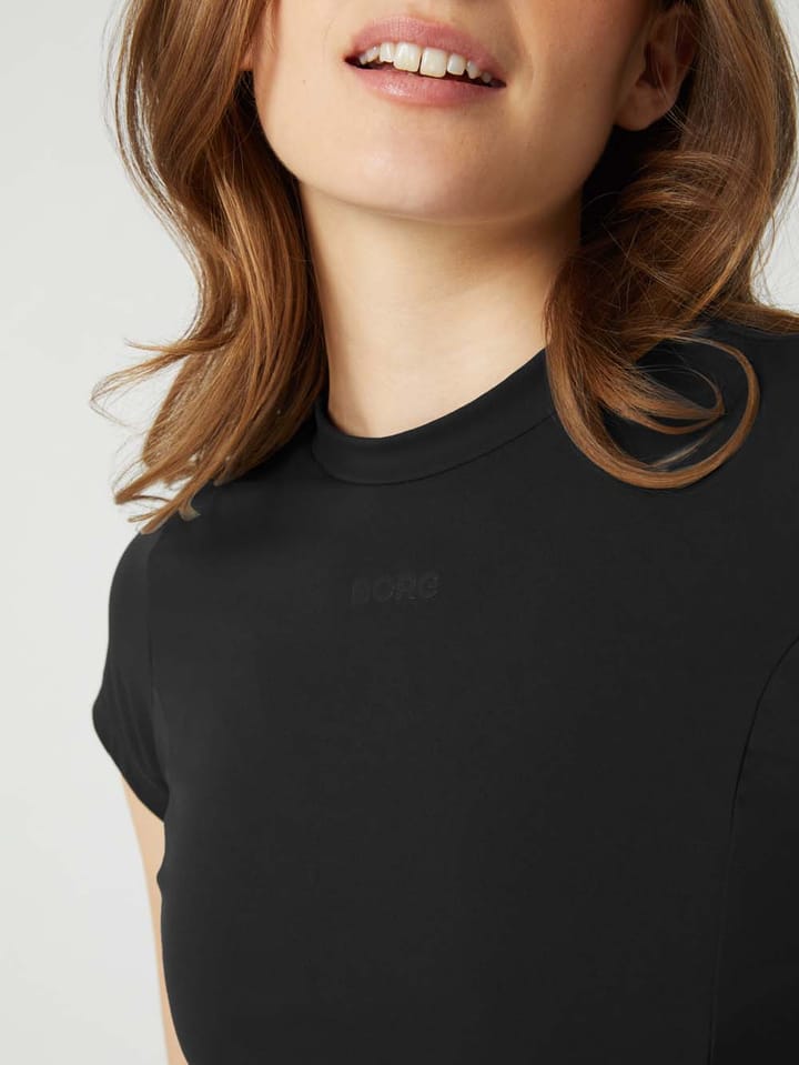 Björn Borg Women's Borg Sleek Slim T-Shirt Black Beauty Björn Borg Björn Borg Women's Borg Sleek Slim T-Shirt Black Beauty Björn Borg