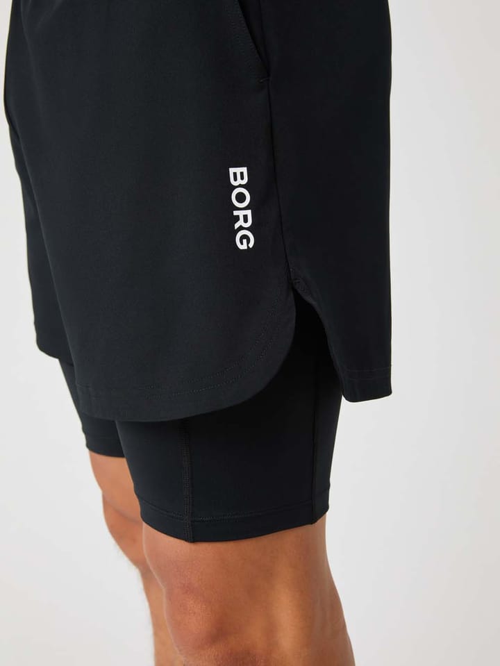 Björn Borg Men's Borg 2 In 1 Shorts Black Beauty Björn Borg