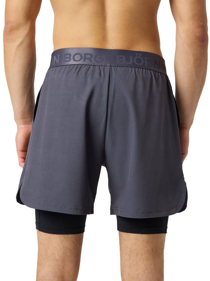 Björn Borg Men's Borg 2 In 1 Shorts Asphalt Björn Borg