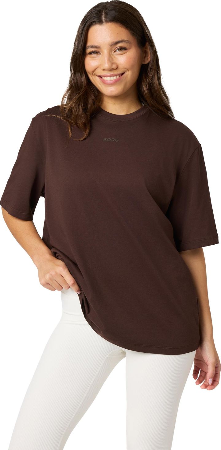 Björn Borg Women's Studio Oversized T-Shirt Coffee Bean Björn Borg