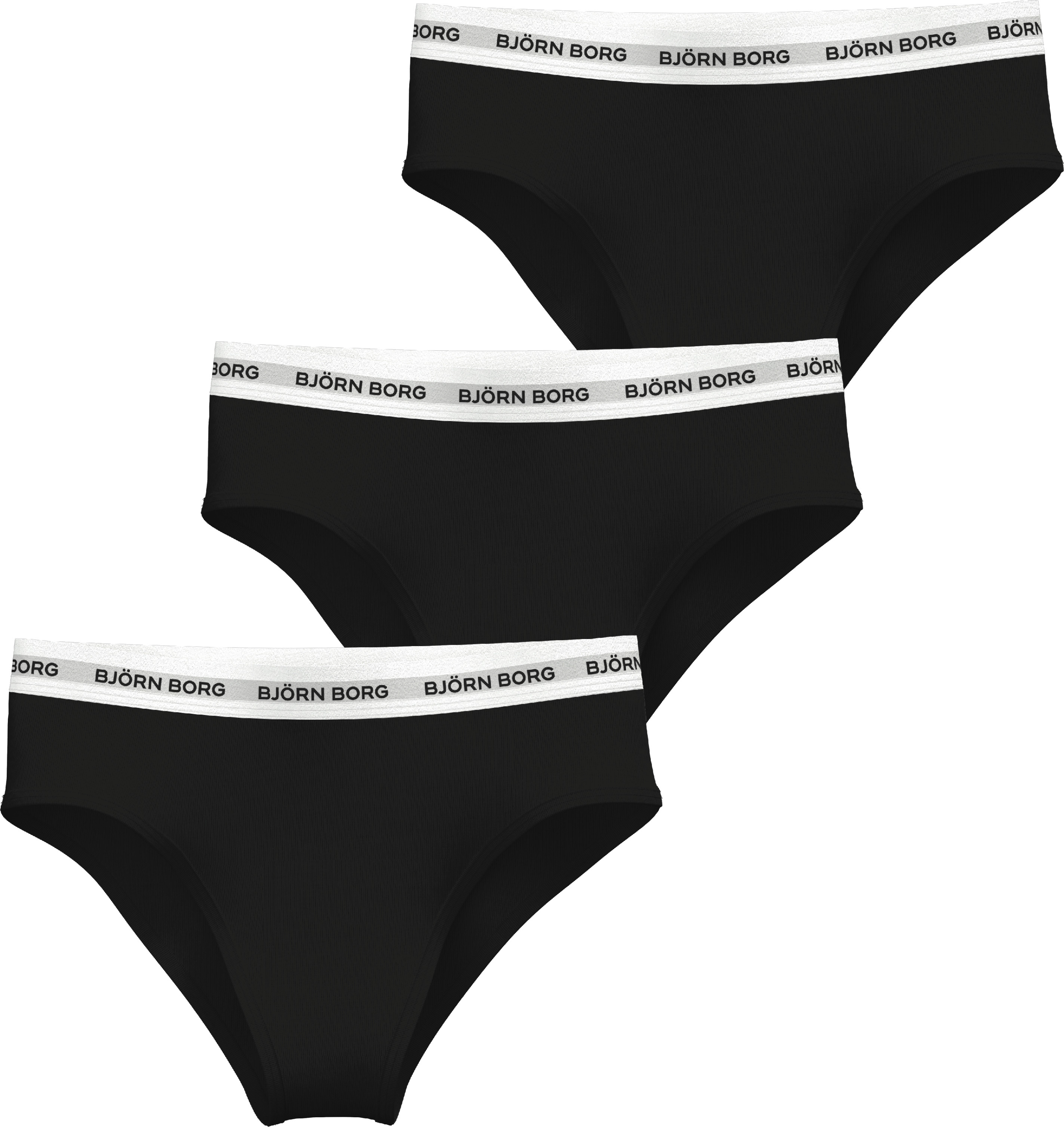 Björn Borg Women's Logo Highwaist Brief 3p