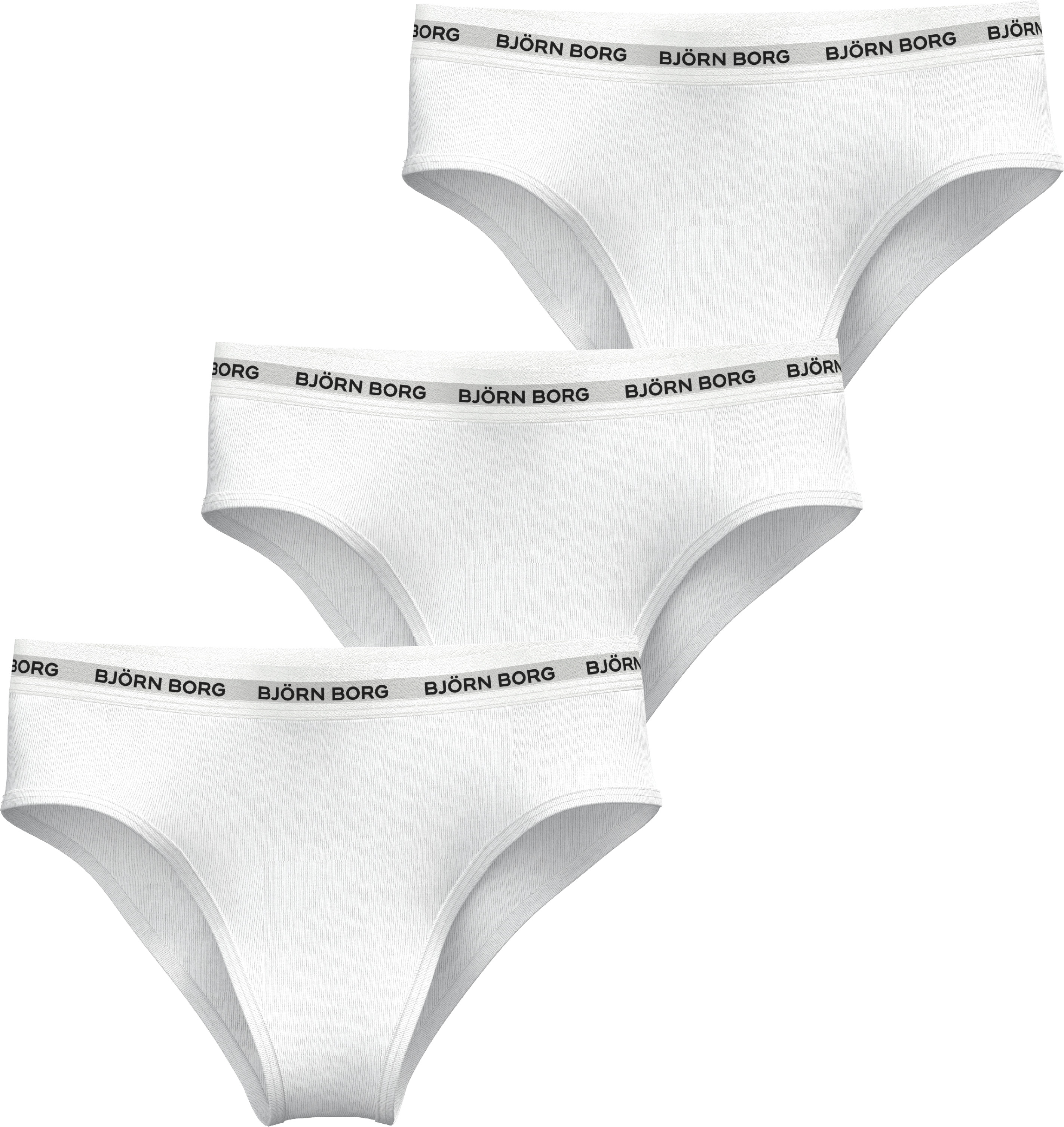 Bj&ouml;rn Borg Women's Logo Highwaist Brief 3p Multipack 2