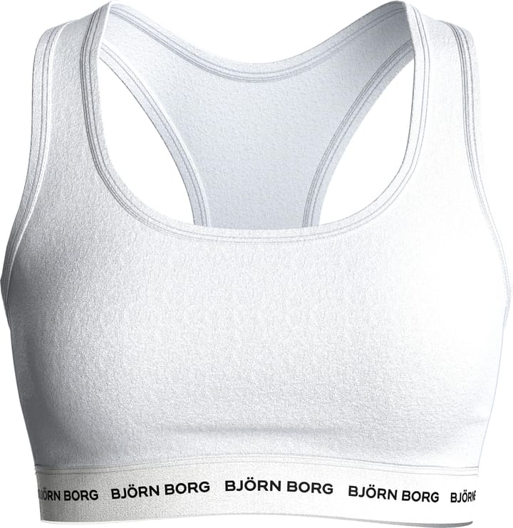 Björn Borg Women's Logo Soft Top 1p Brilliant White Björn Borg