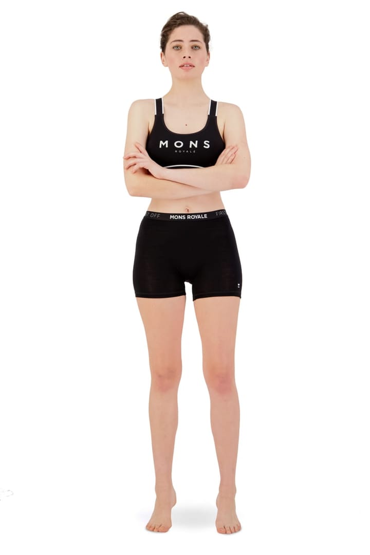 Mons Royale Women's Hannah Hot Pant Black Mons Royale