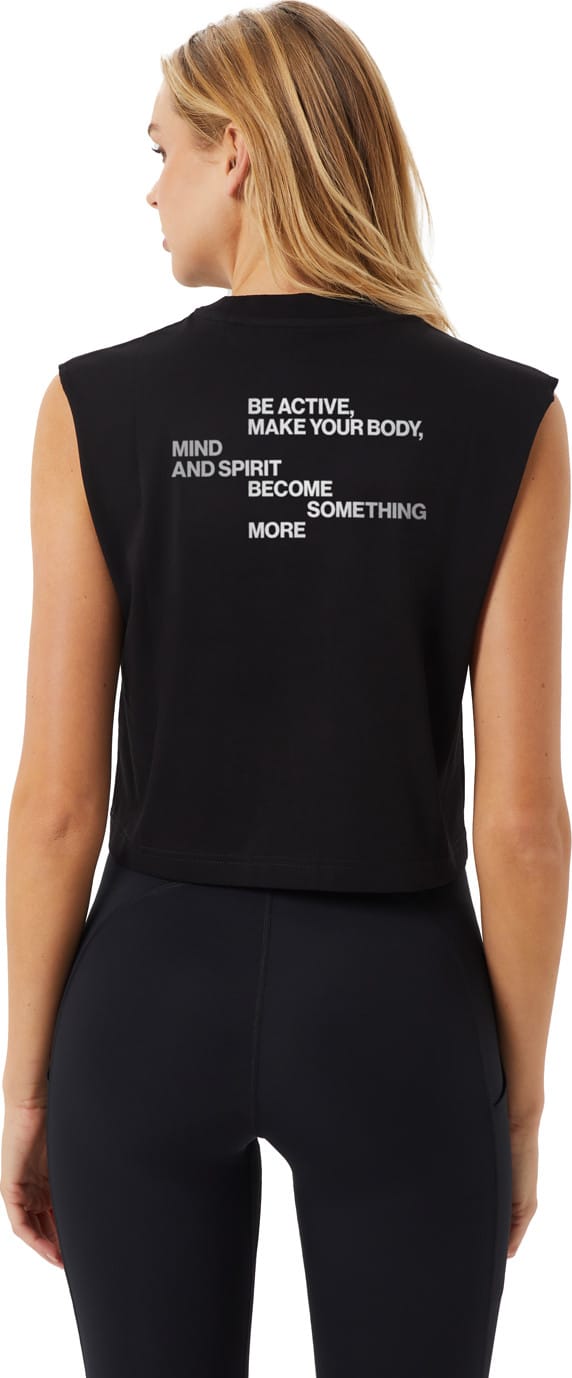 Björn Borg Women's Borg Cropped Tank Black Beauty Björn Borg Björn Borg Women's Borg Cropped Tank Black Beauty Björn Borg