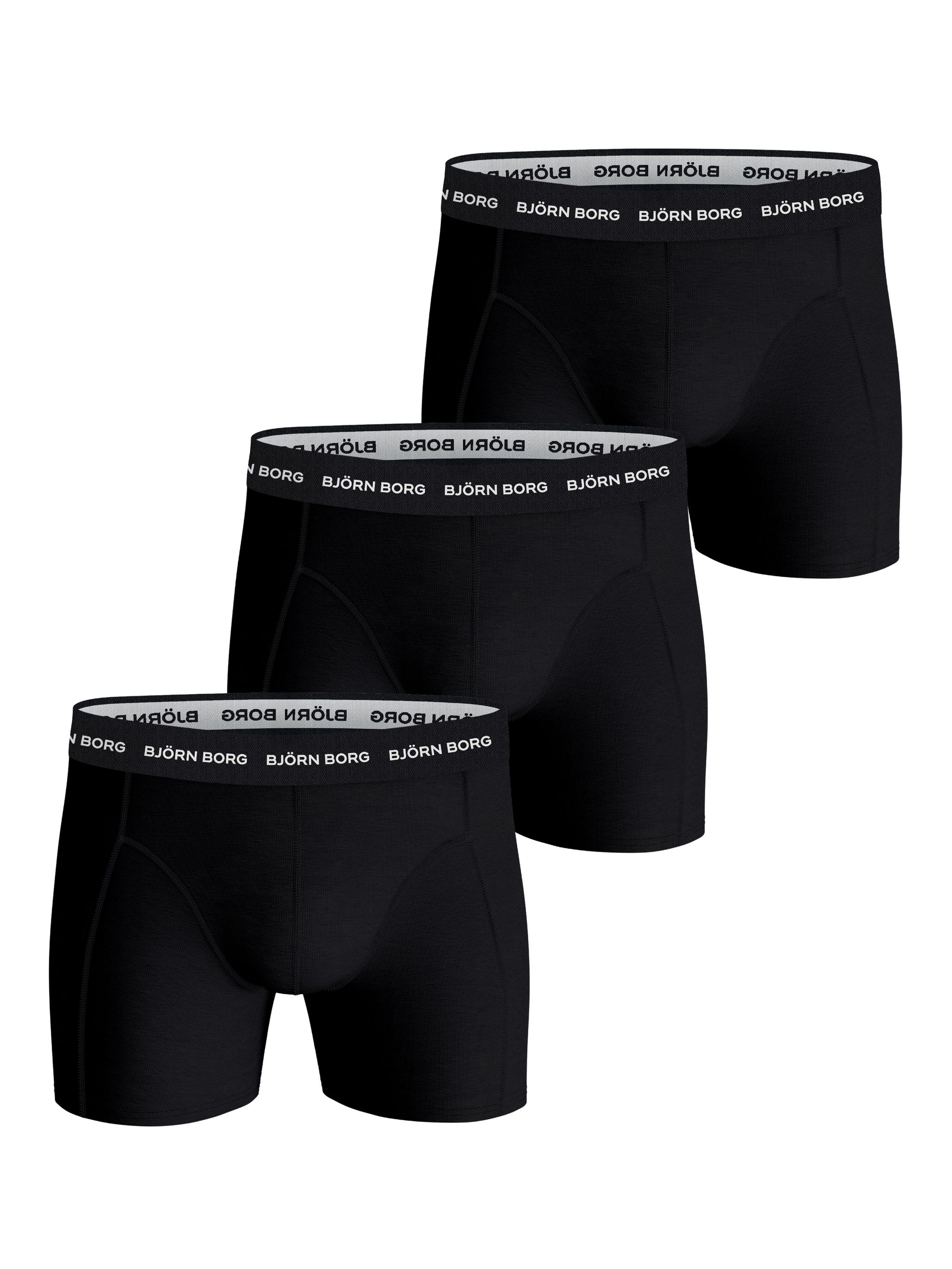 Björn Borg Men's Cotton Stretch Boxer 3-Pack Multipack 1