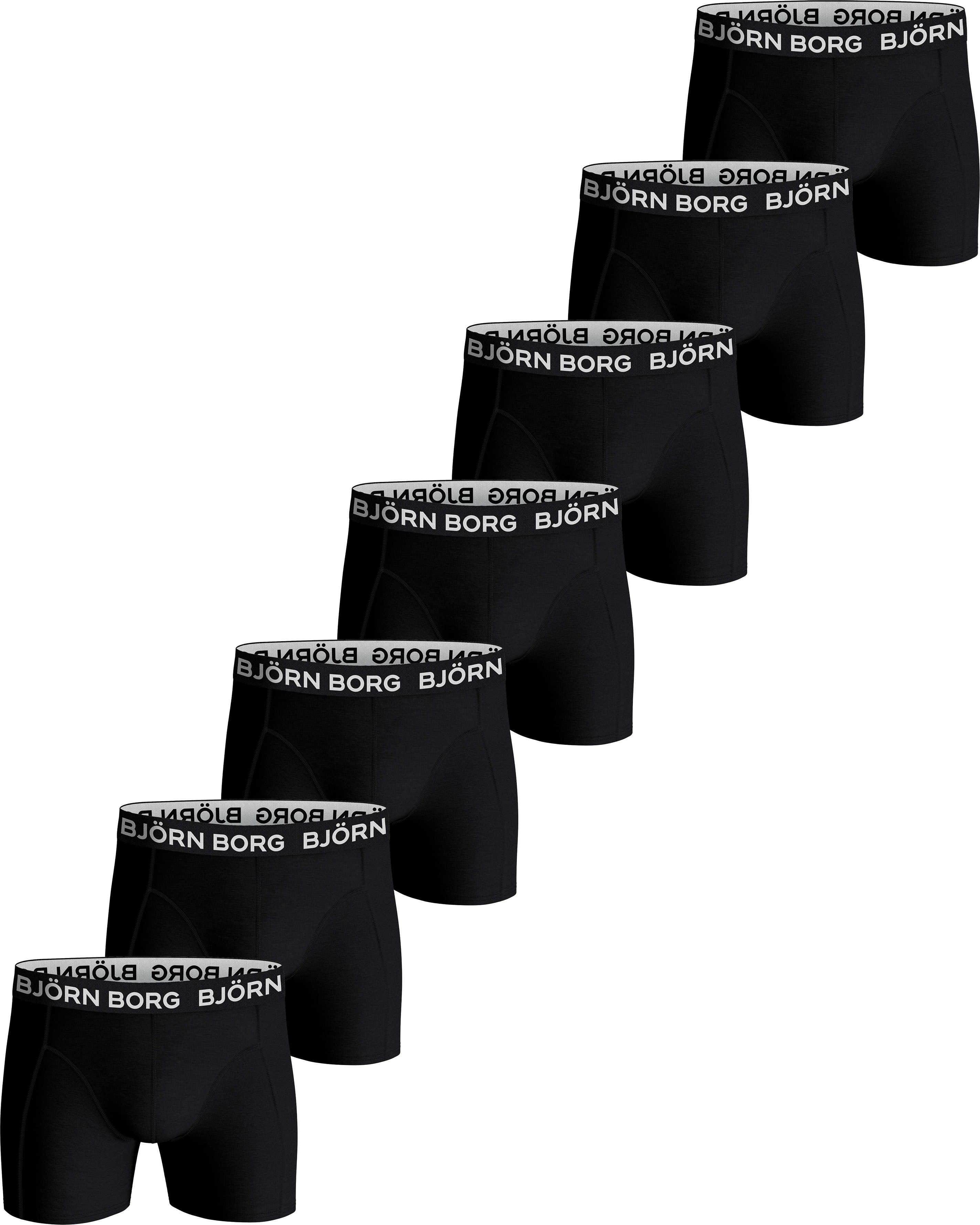 Björn Borg Men's Cotton Stretch Boxer 7p Multipack 1 Alusvaatteet S