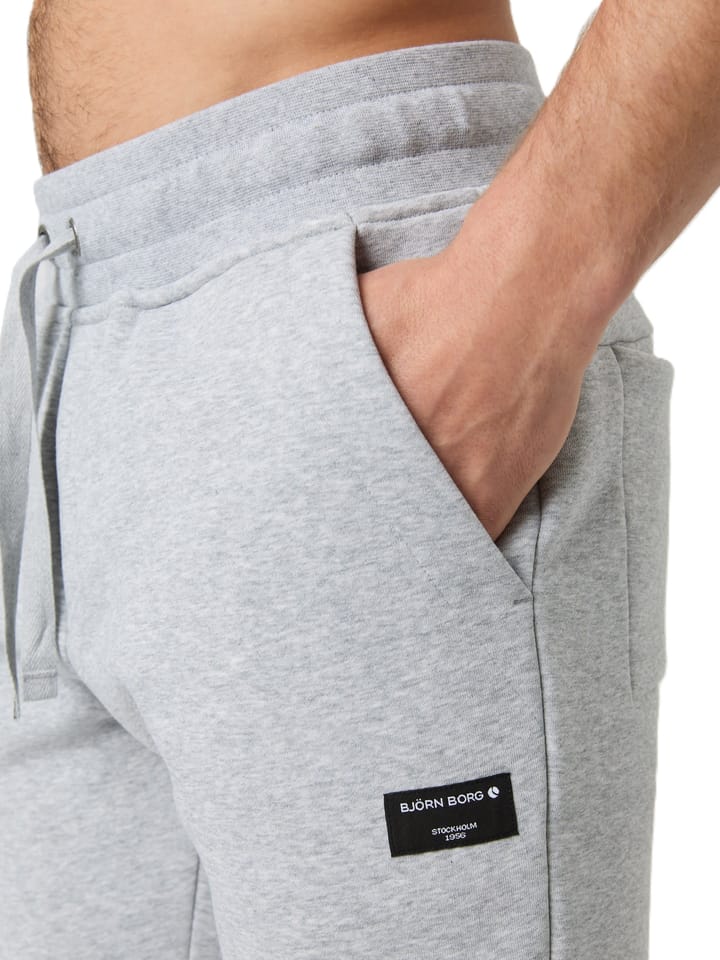 Björn Borg Men's Centre Tapered Sweatpants Light Grey Melange Björn Borg