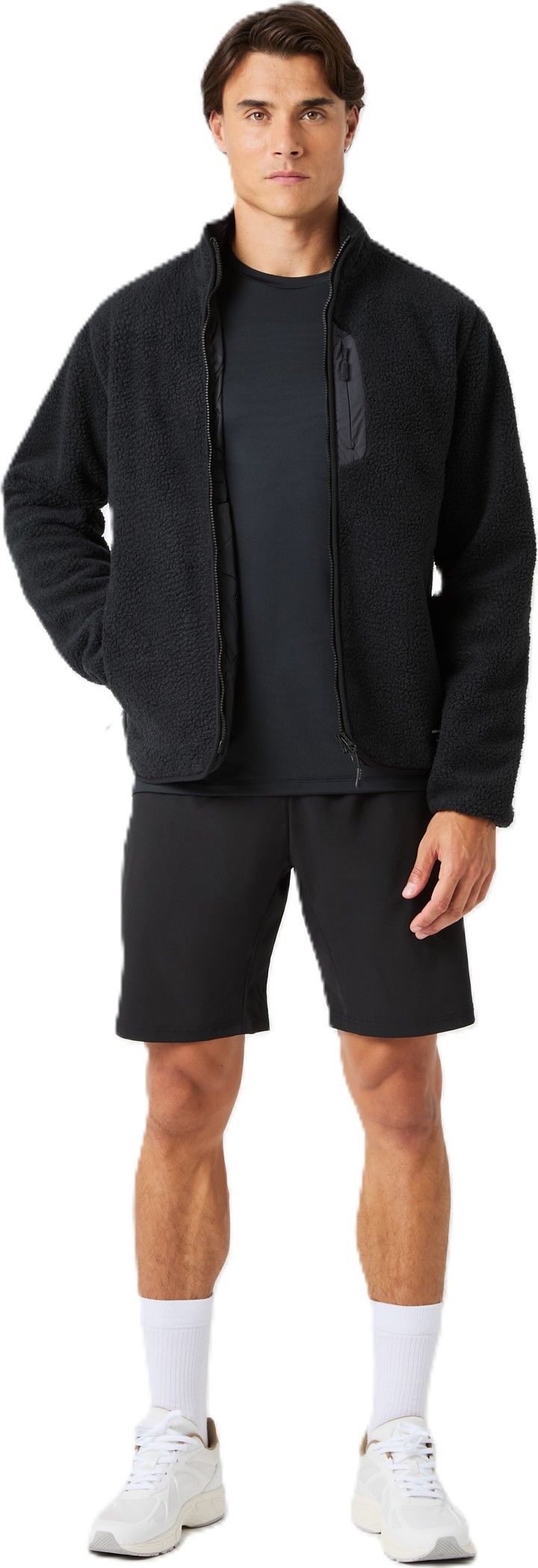 Björn Borg Men's Centre Pile Jacket Black Beauty