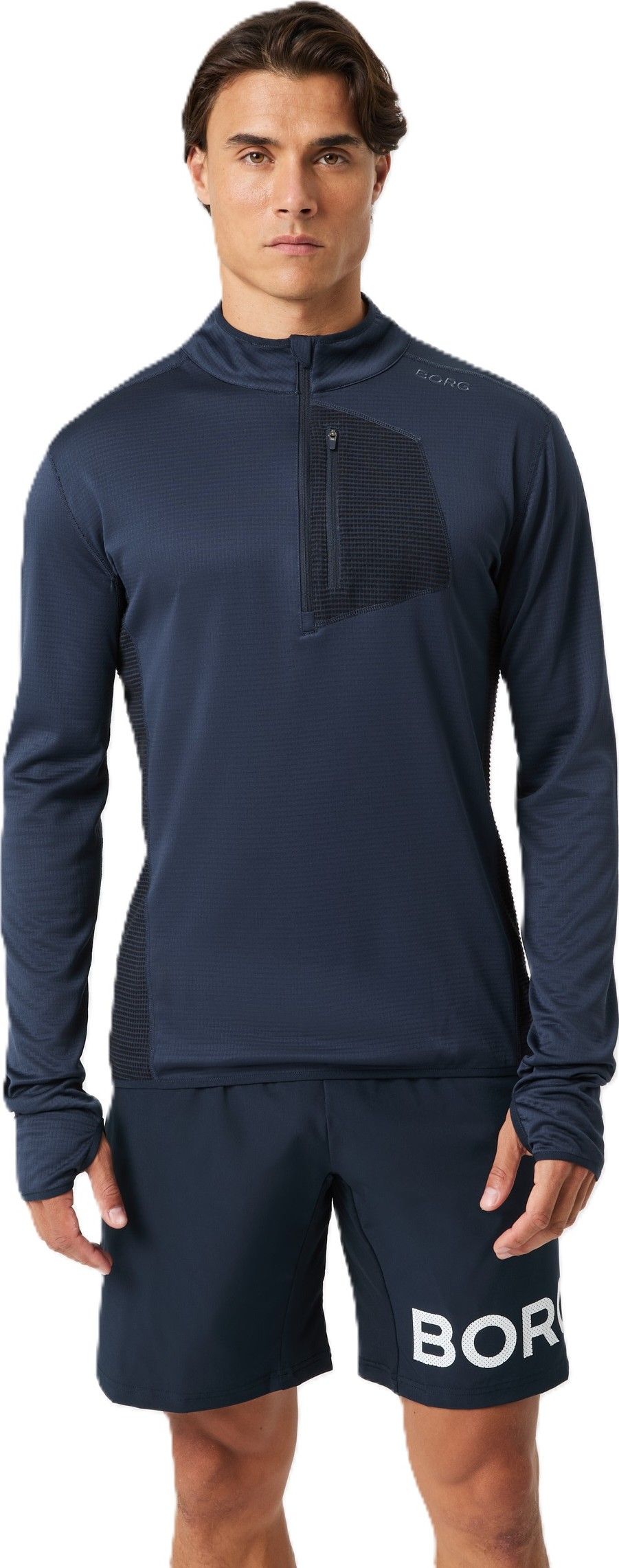 Björn Borg Men's Borg Fleece Midlayer Night Sky