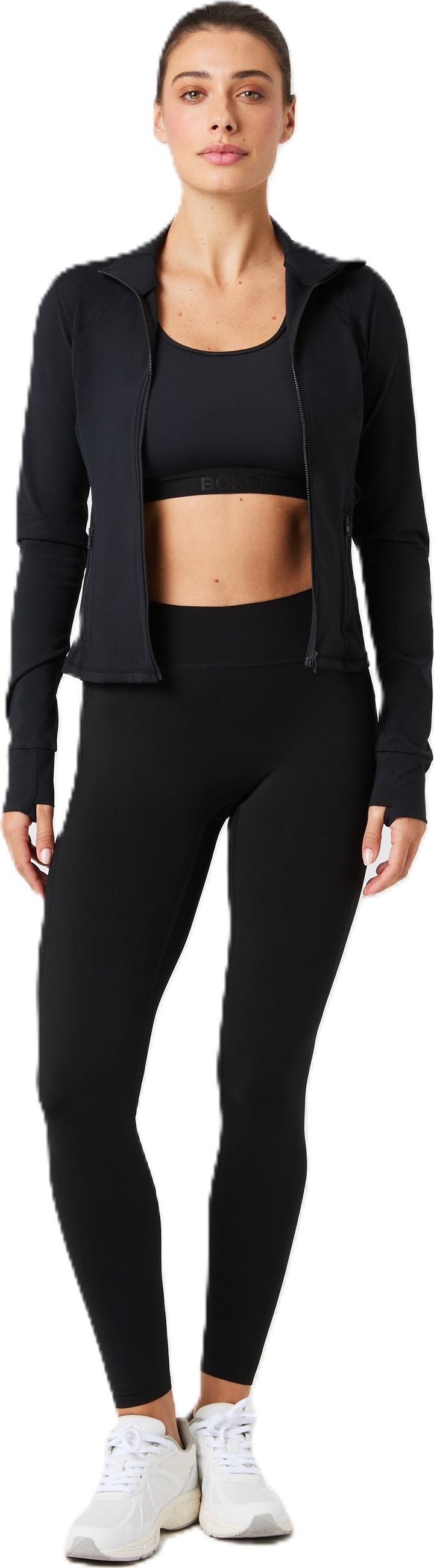 Björn Borg Women's Borg Soft Zip Midlayer Black Beauty Björn Borg