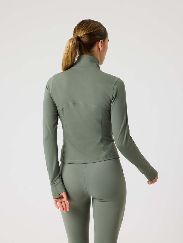 Björn Borg Women's Borg Soft Zip Midlayer Agave Green Björn Borg