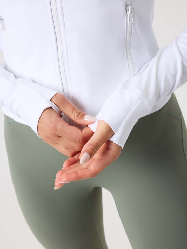 Björn Borg Women's Borg Soft Zip Midlayer Brilliant White Björn Borg