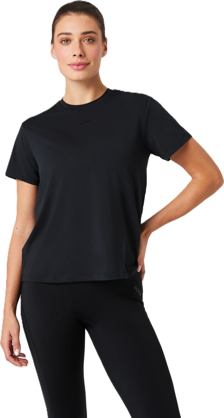 Björn Borg Women's Borg Sports T-Shirt Black Beauty Björn Borg