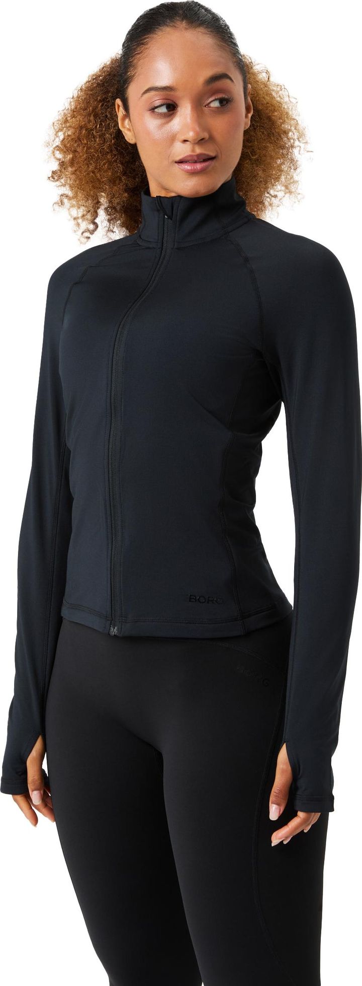 Björn Borg Women's Borg Full Zip Midlayer Black Beauty Björn Borg