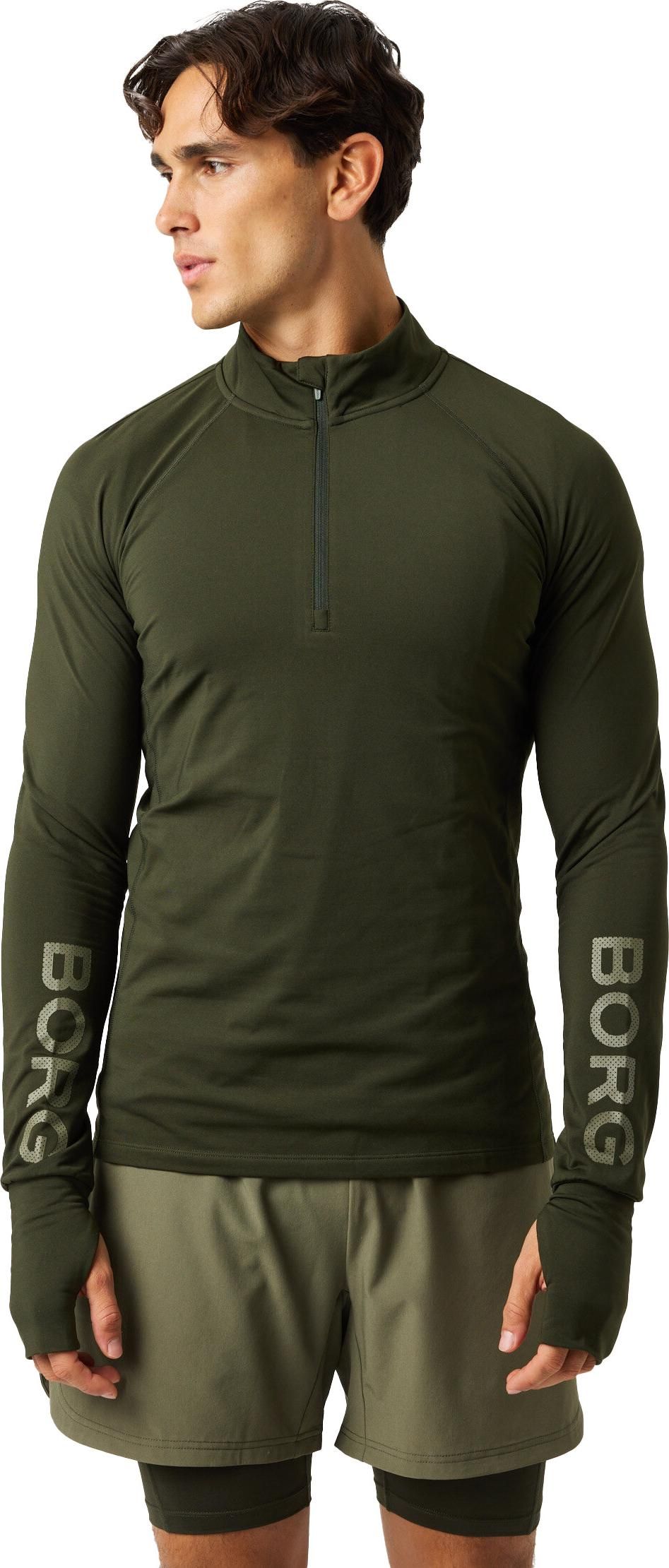 Björn Borg Men's Borg Midlayer Half Zip Rosin