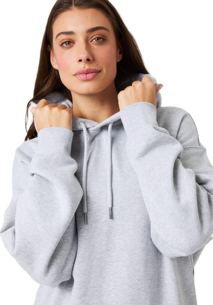 Björn Borg Women's Studio Oversized Hoodie Light Grey Melange Björn Borg