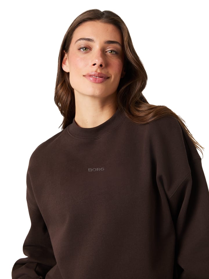 Björn Borg Women's Studio Oversized Sweatshirt Coffee Bean Björn Borg