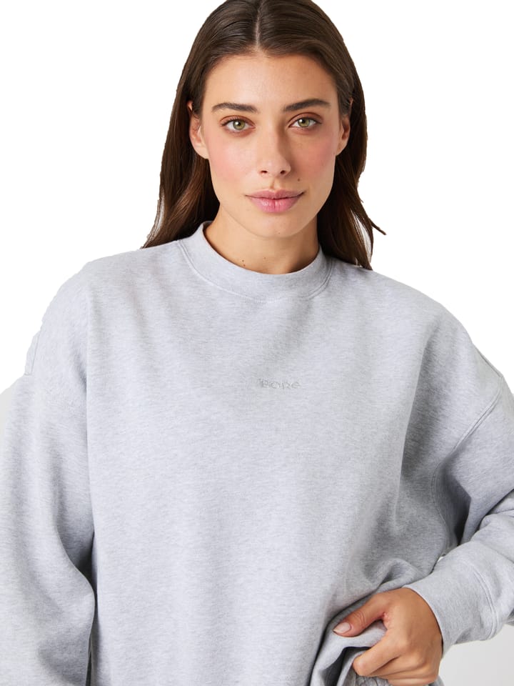 Björn Borg Women's Studio Oversized Sweatshirt Light Grey Melange Björn Borg Björn Borg Women's Studio Oversized Sweatshirt Light Grey Melange Björn Borg