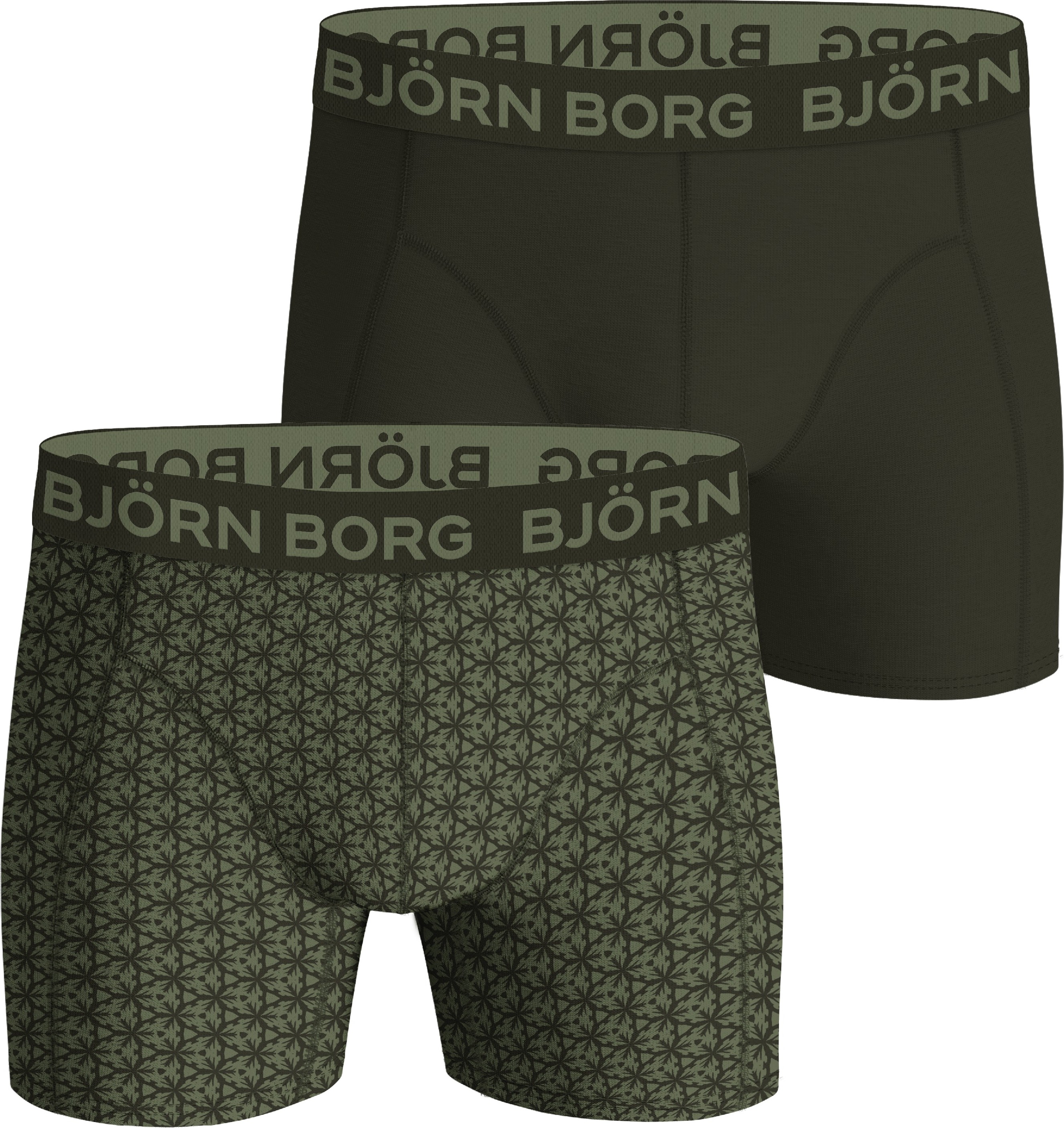 Björn Borg Men's Bamboo Boxer 2-Pack Multipack 3 Alusvaatteet M