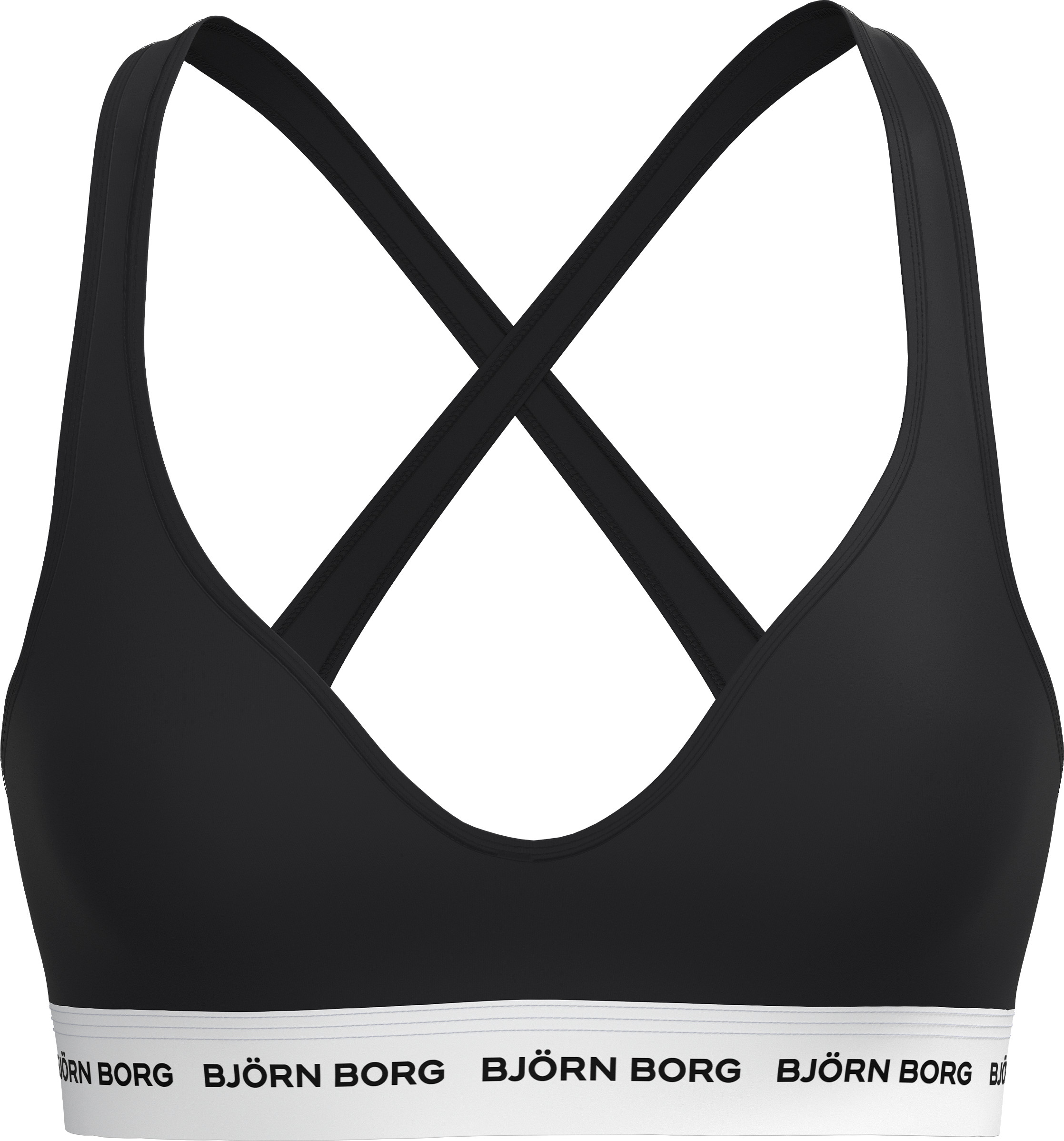 Björn Borg Women's Logo Bralette Black Beauty  XS