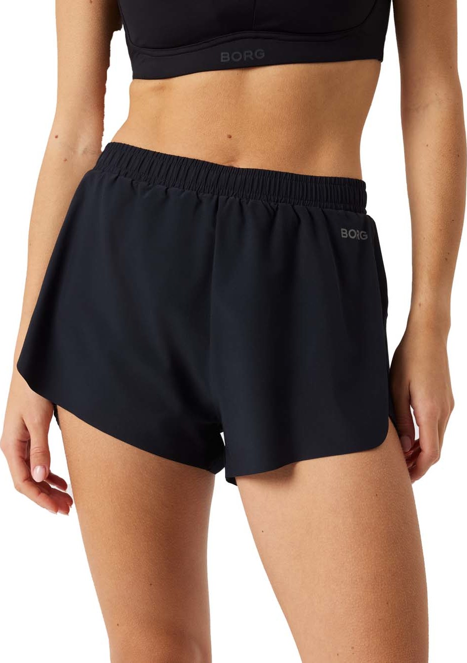 Björn Borg Women's Borg Performance 2 In 1 Shorts Black Beauty