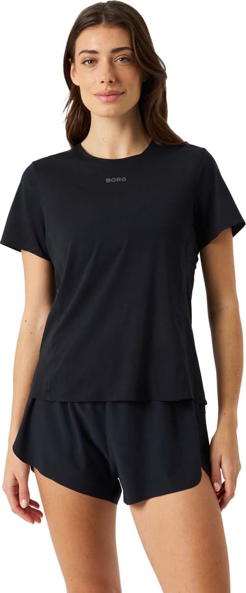 Björn Borg Women's Borg Performance Feather T-Shirt Black Beauty Björn Borg