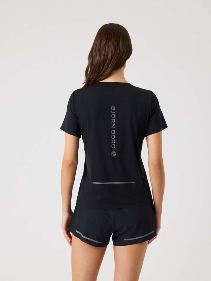 Björn Borg Women's Borg Performance Feather T-Shirt Black Beauty Björn Borg