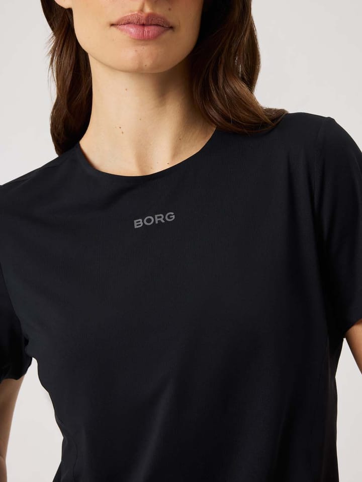 Björn Borg Women's Borg Performance Feather T-Shirt Black Beauty Björn Borg