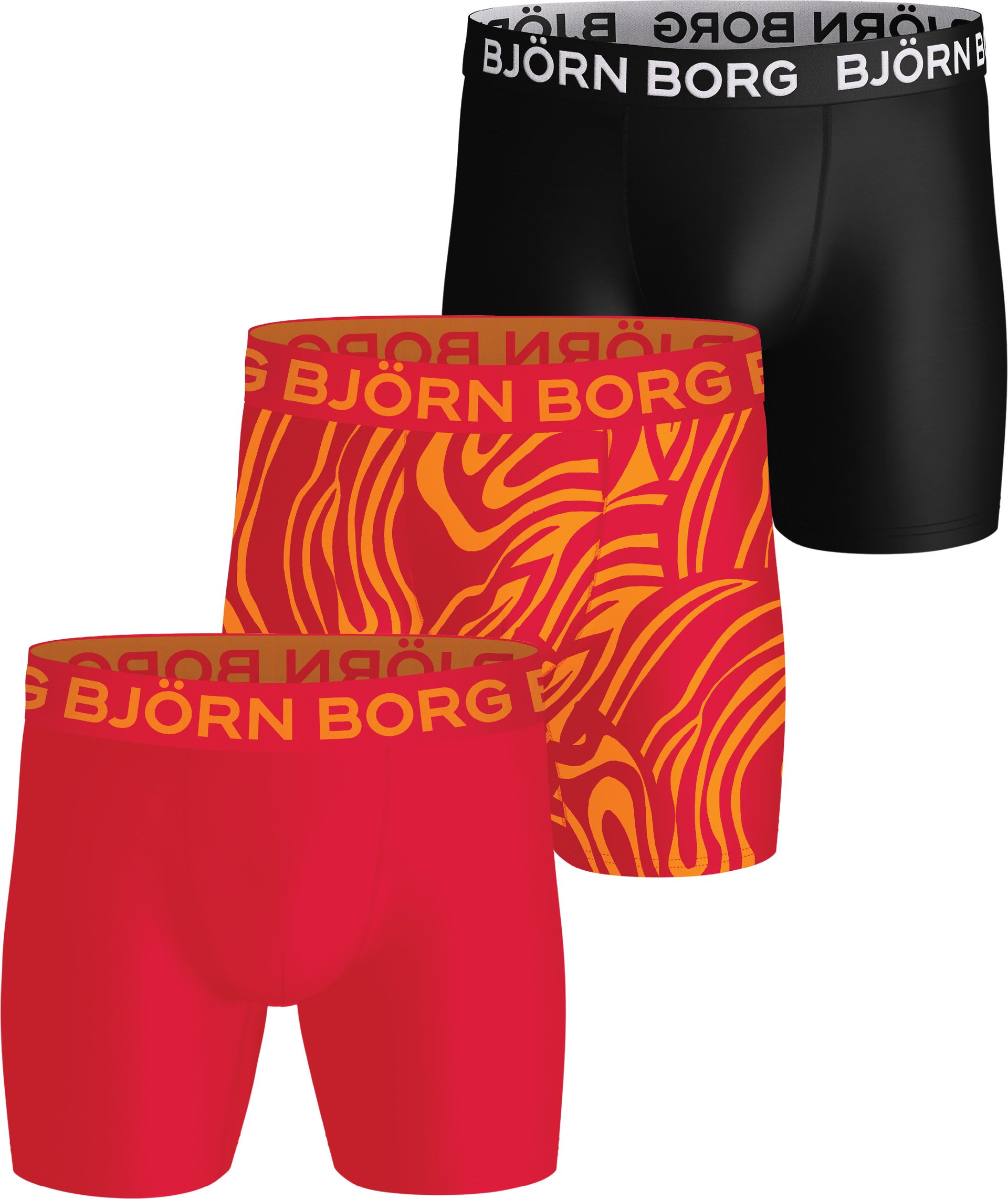 Björn Borg Men's Sports Microfiber Boxer 3p kalsonger