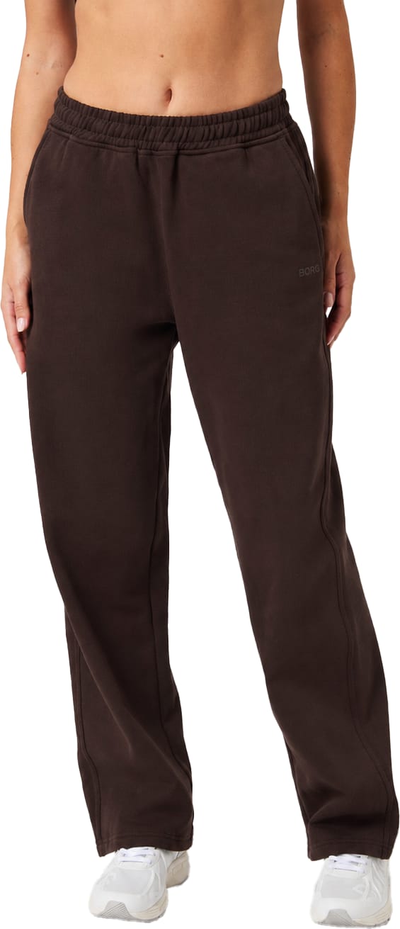 Björn Borg Women's Studio Oversized Straight Sweatpants Coffee Bean Björn Borg