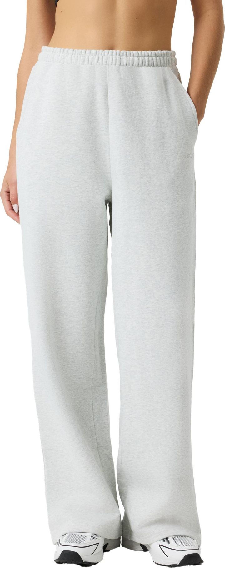 Björn Borg Women's Studio Oversized Straight Sweatpants Ultra Light Grey Melange Björn Borg