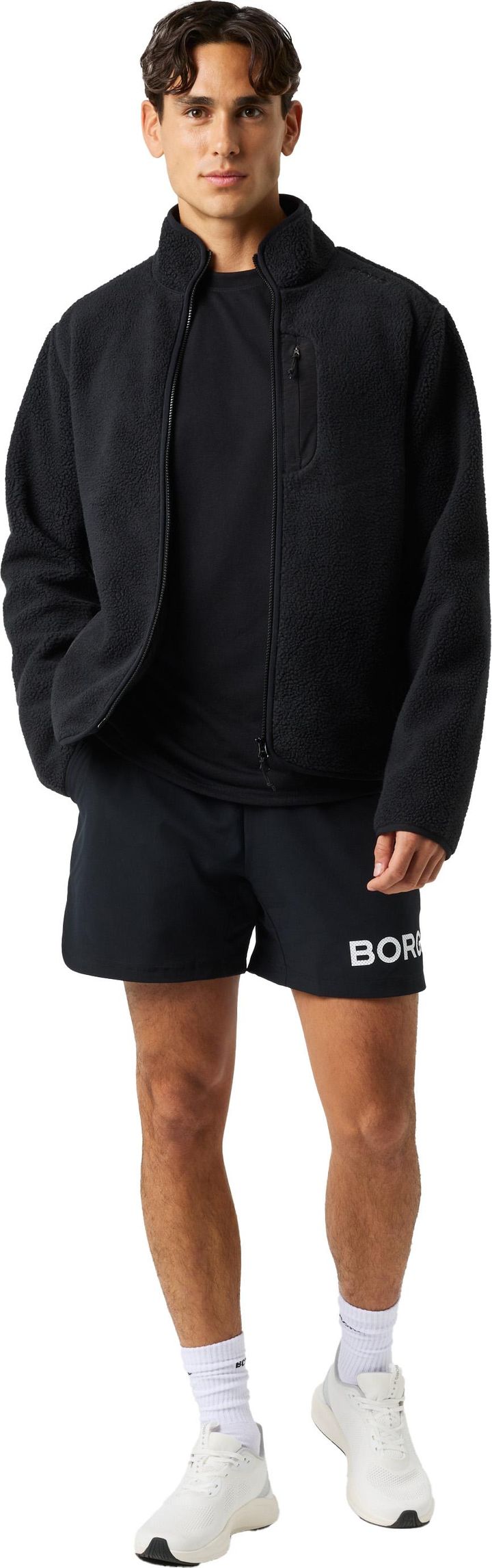 Björn Borg Men's Borg Pile Jacket Black Beauty Björn Borg