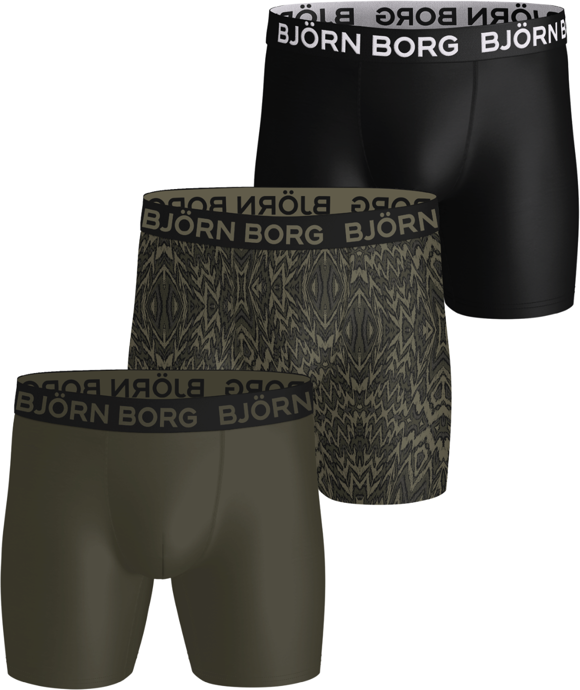 Björn Borg Men's Sports Microfiber Boxer 3-pack