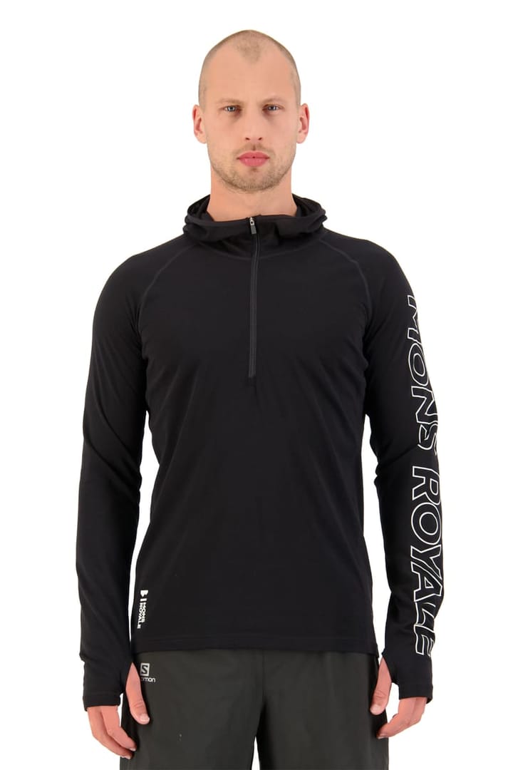 Mons Royale Men's Temple Tech Hood Black Mons Royale Mons Royale Men's Temple Tech Hood Black Mons Royale